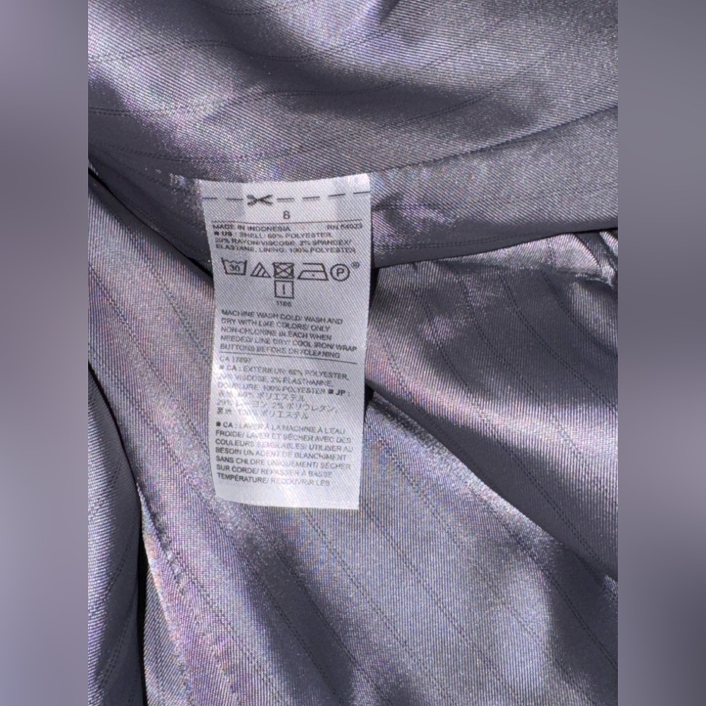 Banana Republic jacket womens 8 black business casual classic two button blazer - Picture 11 of 11